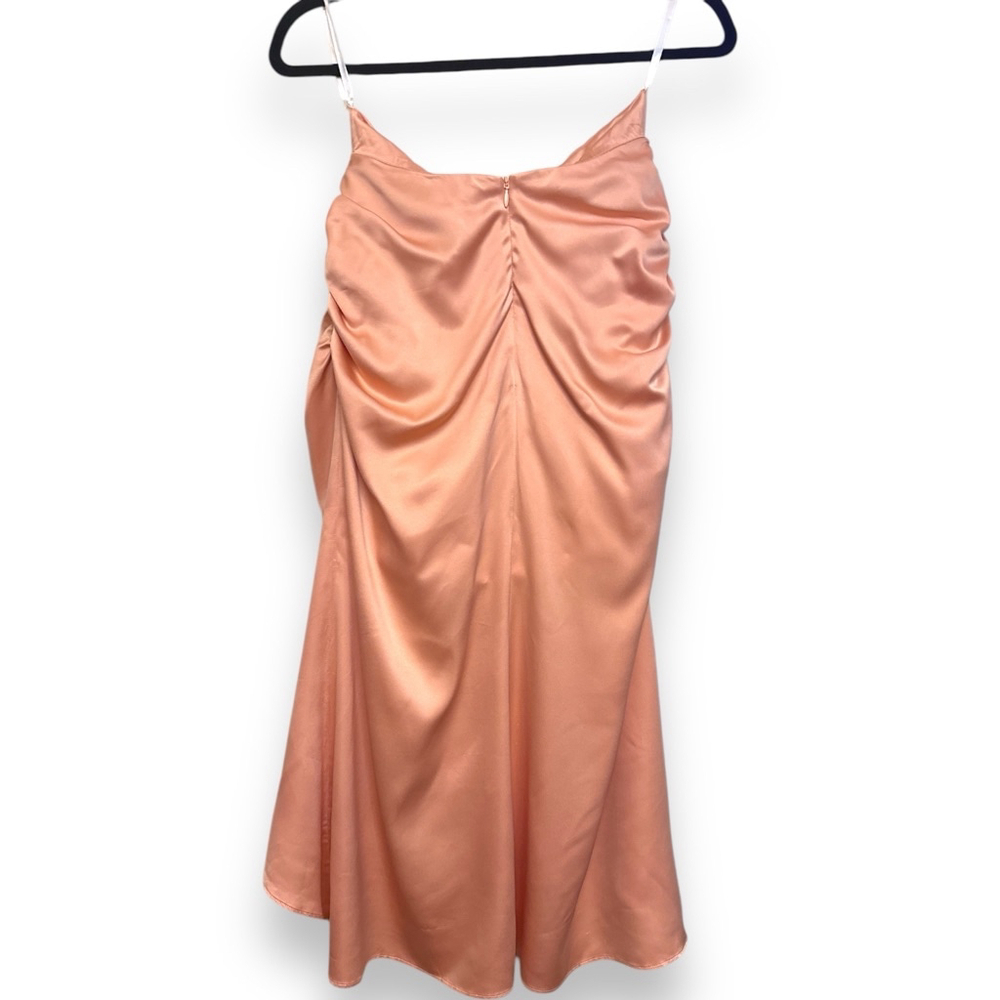 Camila Coelho Bow Skirt, Peach / Tan Size S - Picture 3 of 6